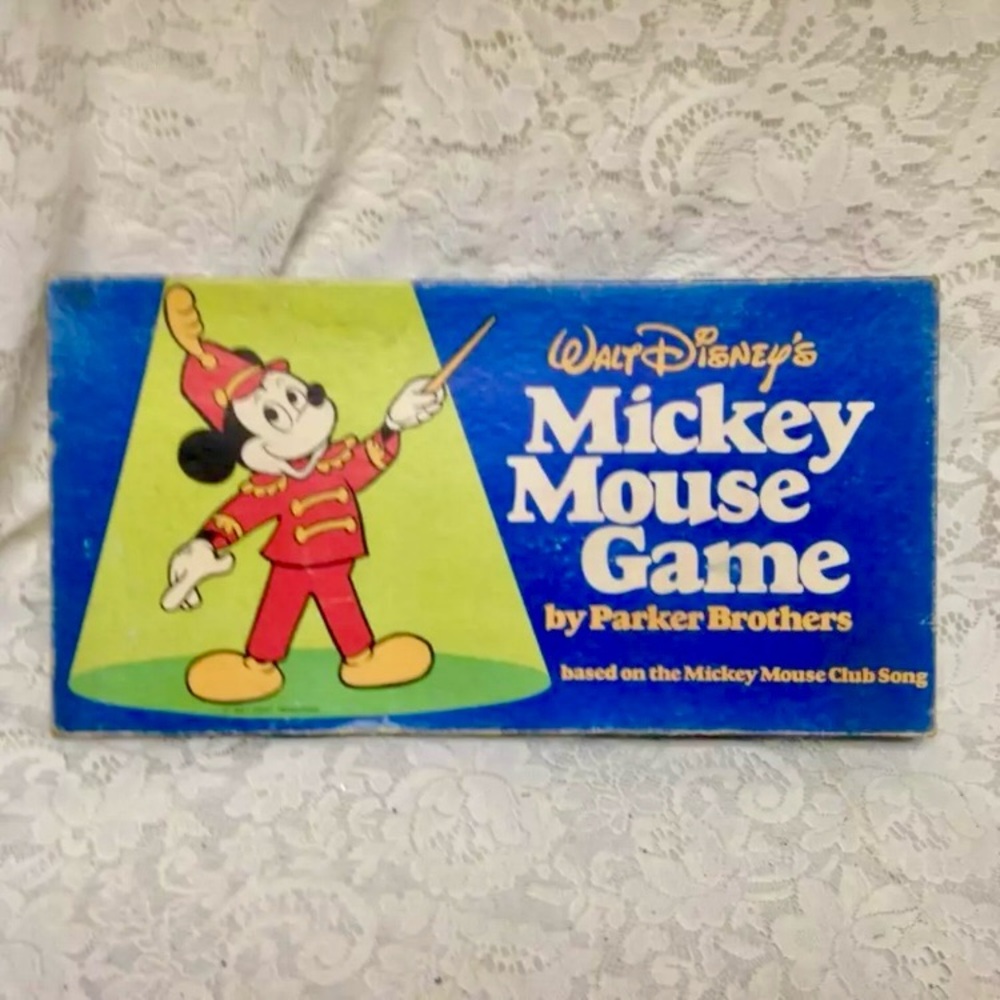Vintage, 1976 - Walt Disney Production-Parker Bros, Mickey Mouse Board Game